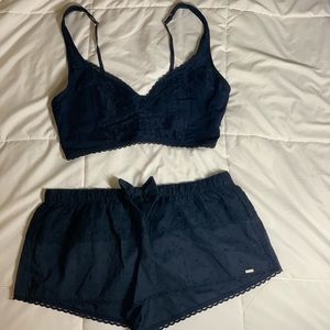 Sleep bralette and bottoms
